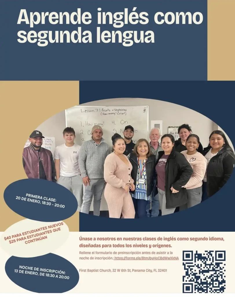 Facebook ESL Class Invite